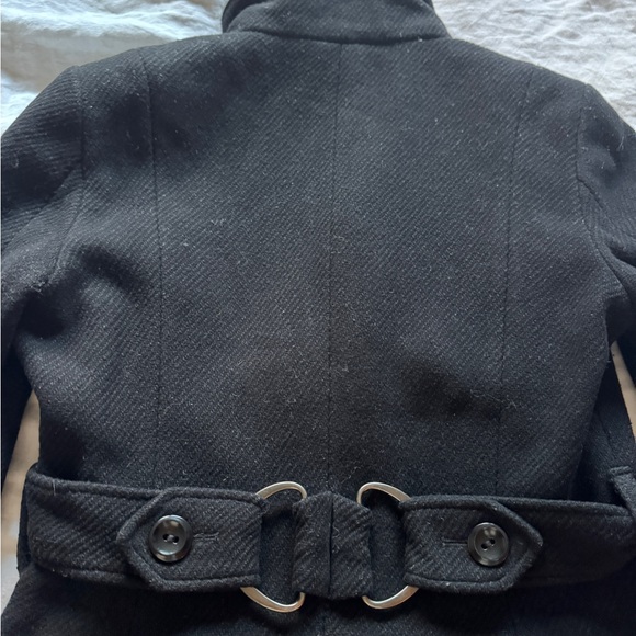 Ted Baker - Black wool trench coat size 2 - Picture 9 of 9